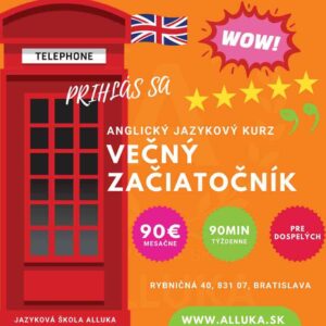 Jazykový kurz - Večný začiatočník - Anglický jazyk