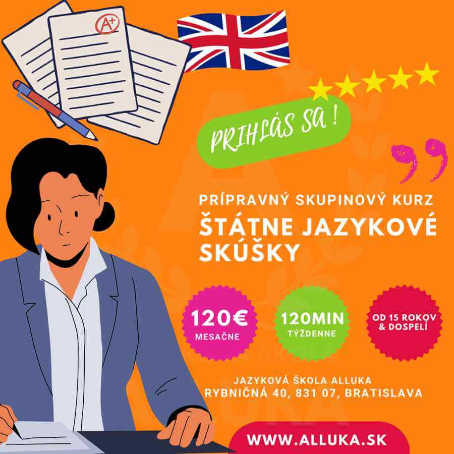 Prípravný kurz na jazykové skúšky - Anglický jazyk